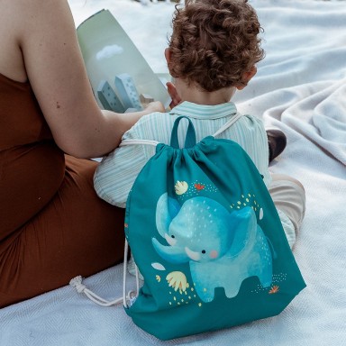 Drawstring bag - Chewy The Elephant