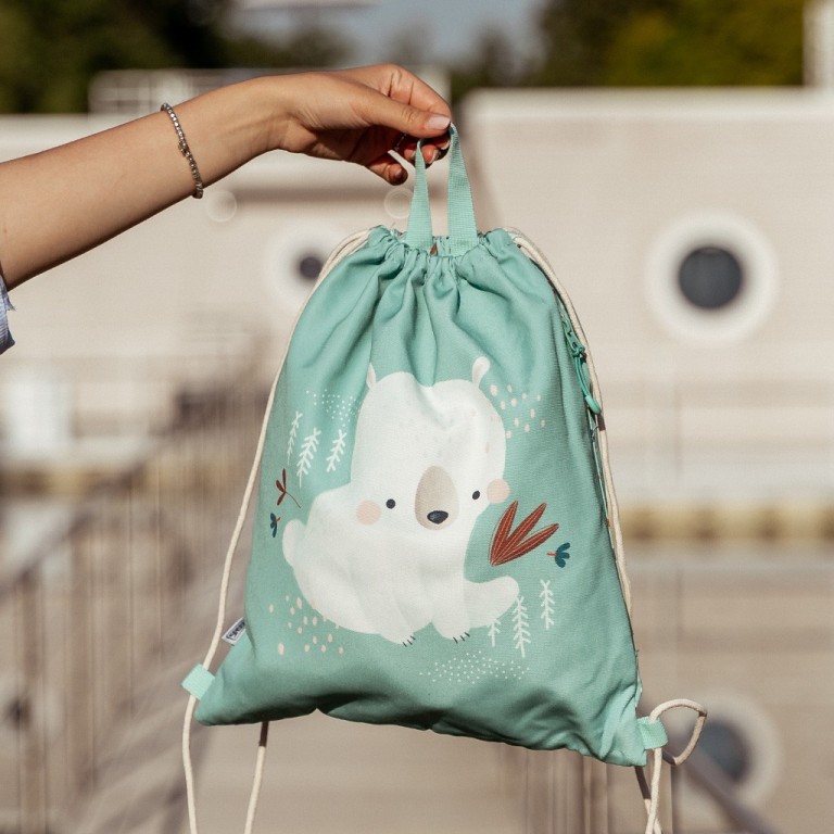 Sac à cordon pour enfants - Munchy l’ours