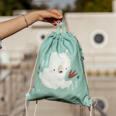 Drawstring bag - Munchy The Bear