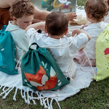 Drawstring bag - Crunchy The Fox