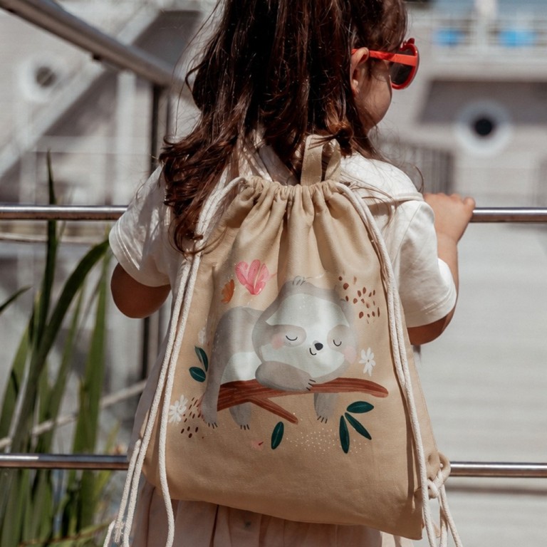 Drawstring bag - Gnawy the Sloth