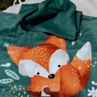 Kids Rain Poncho - Cracky the Dinosaur