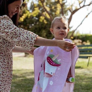 Kids Rain Poncho - Cracky the Dinosaur