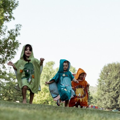 Kids Rain Poncho - Cracky the Dinosaur