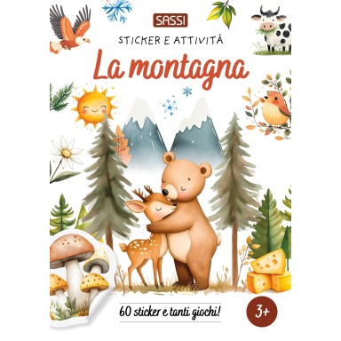 Sticker e attività. La montagna