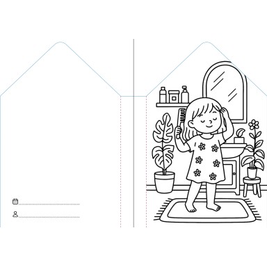Colouring Books. La maison