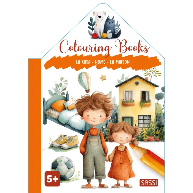 Colouring Books. La maison