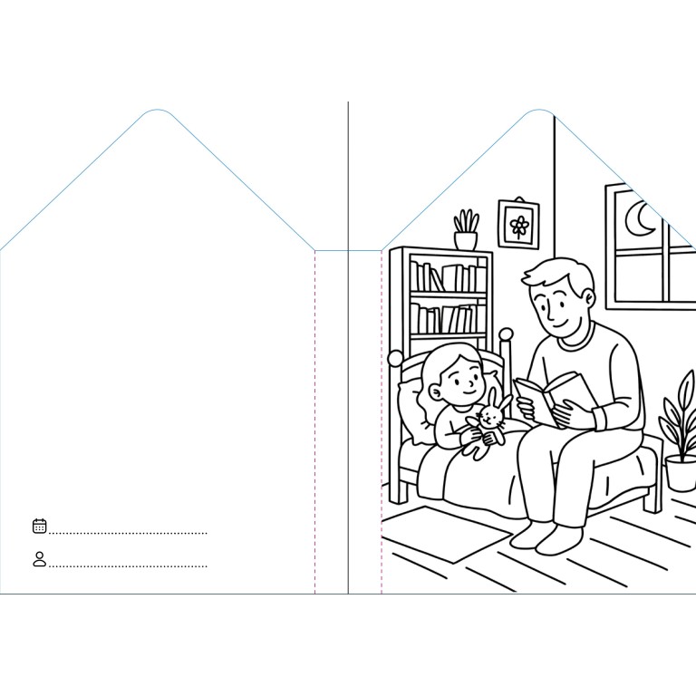 Colouring Books. La maison