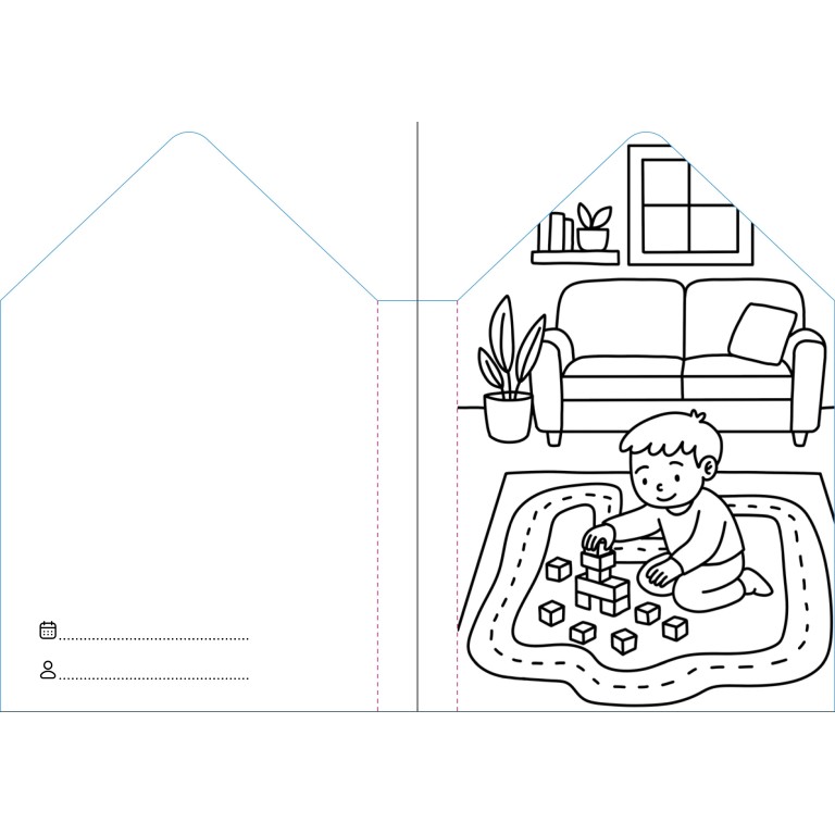 Colouring Books. La casa