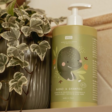 Bain & Shampooing – Cracky le dinosaure