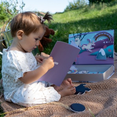 Magnetic box set. Unicorni