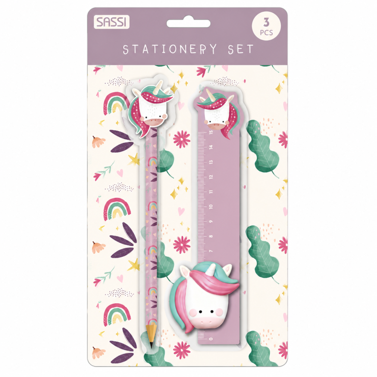 Set cancelleria - Unicorno Sparkly