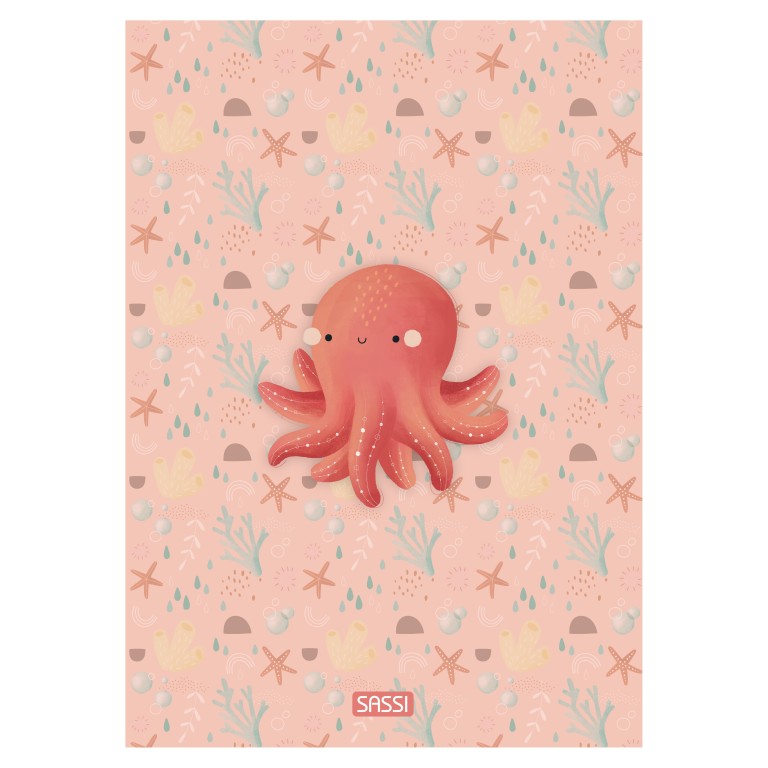 A4 Notebook – Slurpy the Octopus