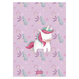 Quaderno A4 - Unicorno Sparkly
