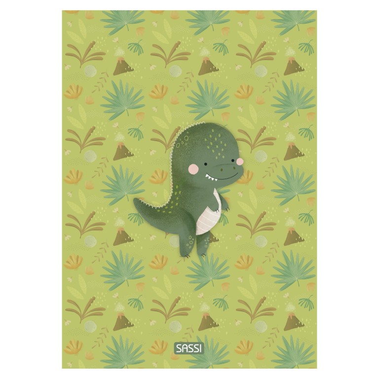 A4 Notebook – Cracky the Dinosaur