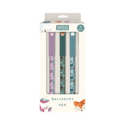 Set Penne a Sfera – Unicorno, Volpe e Orso