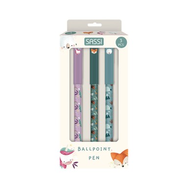 Set Penne a Sfera – Unicorno, Volpe e Orso