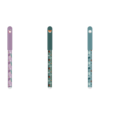 Set of 3 Ballpoint Pens – Unicorn, Fox & Bear