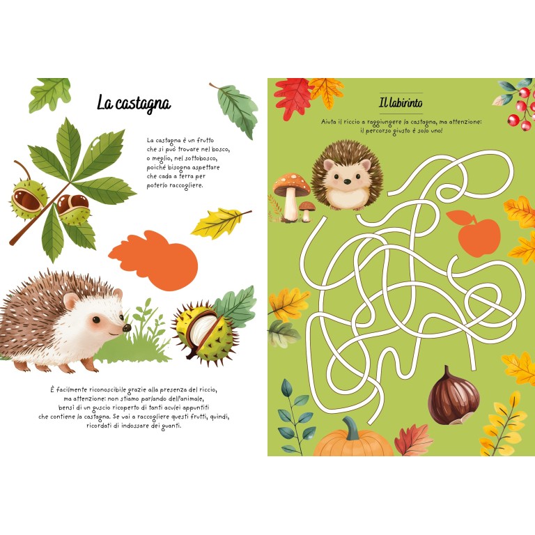Sticker e attività. Autunno