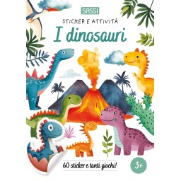 Sticker e attività. Dinosauri