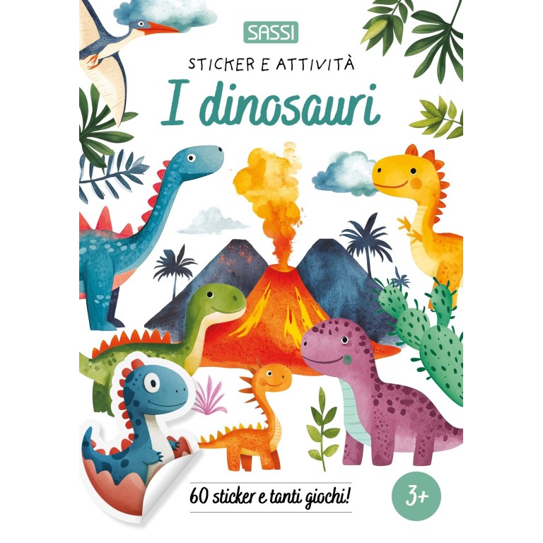 Sticker e attività. Dinosauri