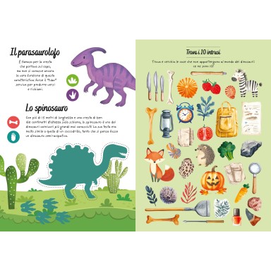 Sticker e attività. Dinosauri