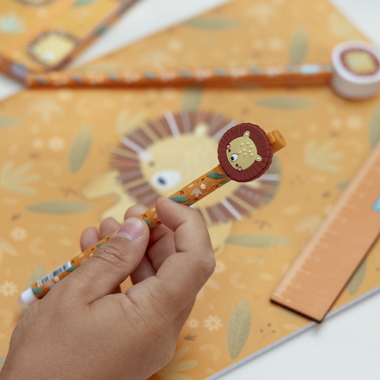 Set Penne Gel Cancellabili – Dinosauro, Unicorno e Leone