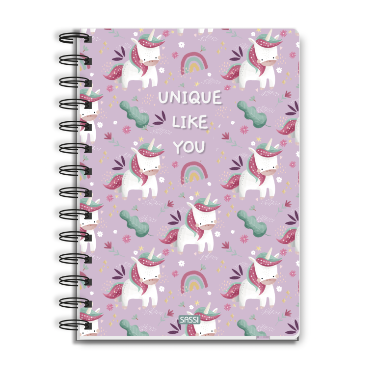 Notebook - Sparkly The Unicorn