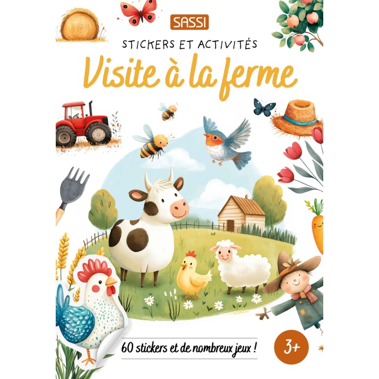 Stickers et activités. Visite à la ferme