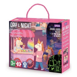 Puzzle Day & Night. Gli unicorni