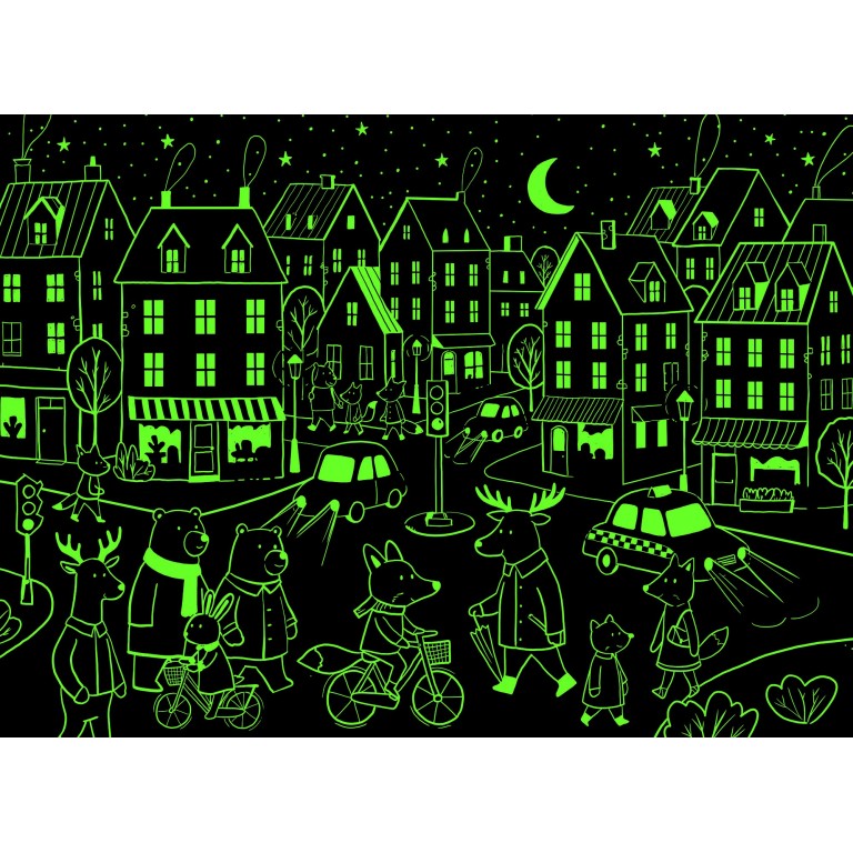 Puzzle Day & Night. La ville