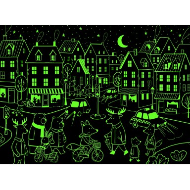Puzzle Day & Night. La ville