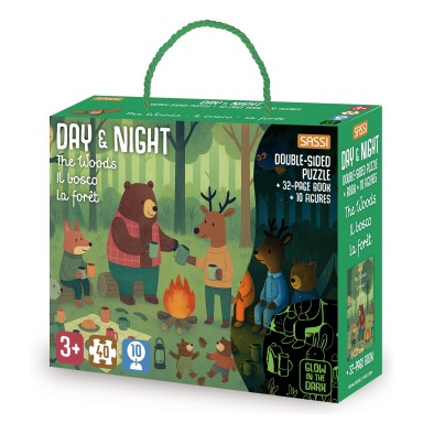 Puzzle Day & Night. La forêt