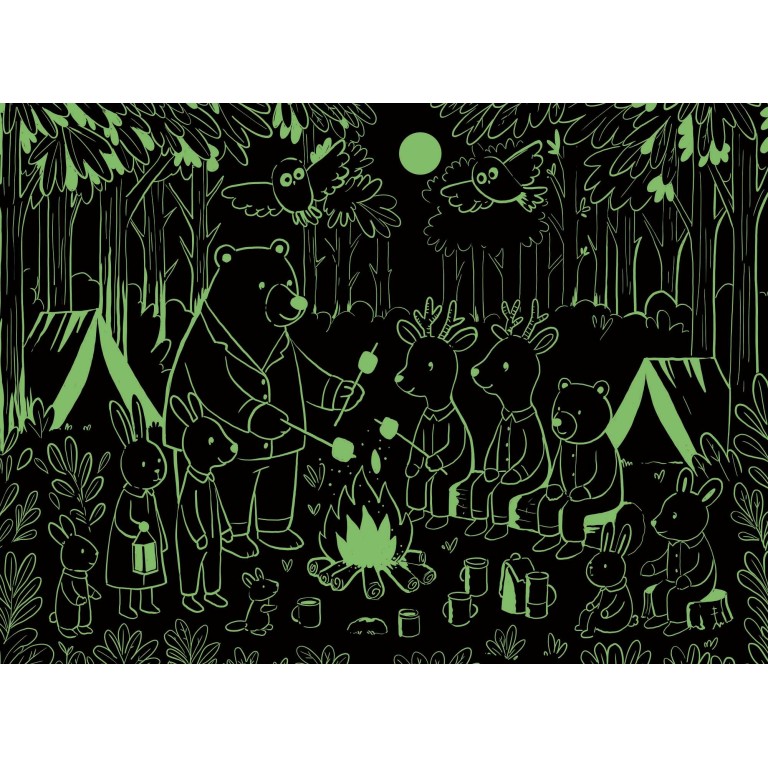 Puzzle Day & Night. La forêt