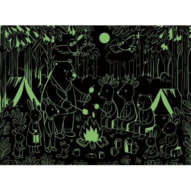 Puzzle Day & Night. Il bosco