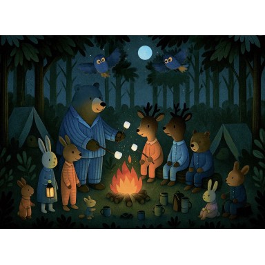 Puzzle Day & Night. La forêt