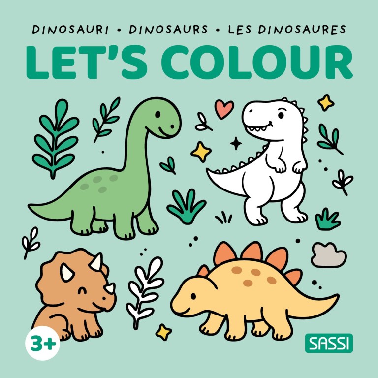 Let's Colour. Dinosauri