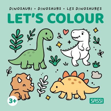 Let's Colour. Dinosauri