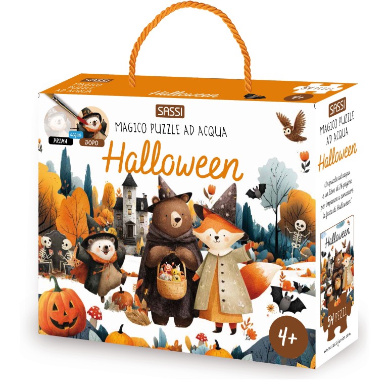 Magico puzzle ad acqua. Halloween