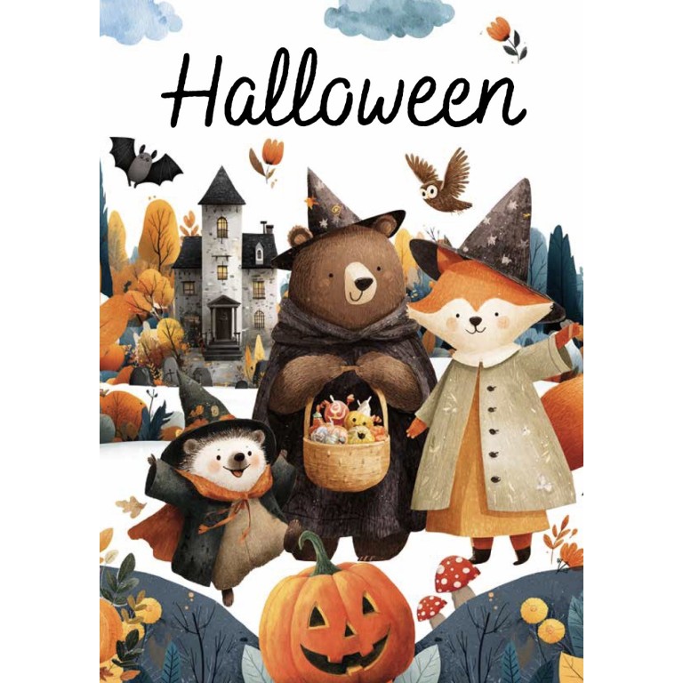 Magico puzzle ad acqua. Halloween