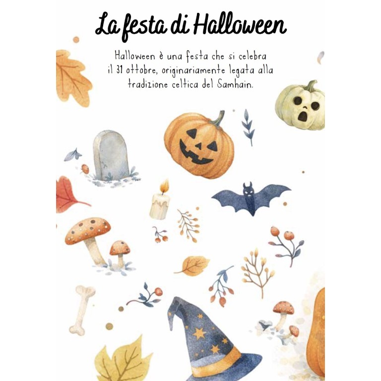 Magico puzzle ad acqua. Halloween