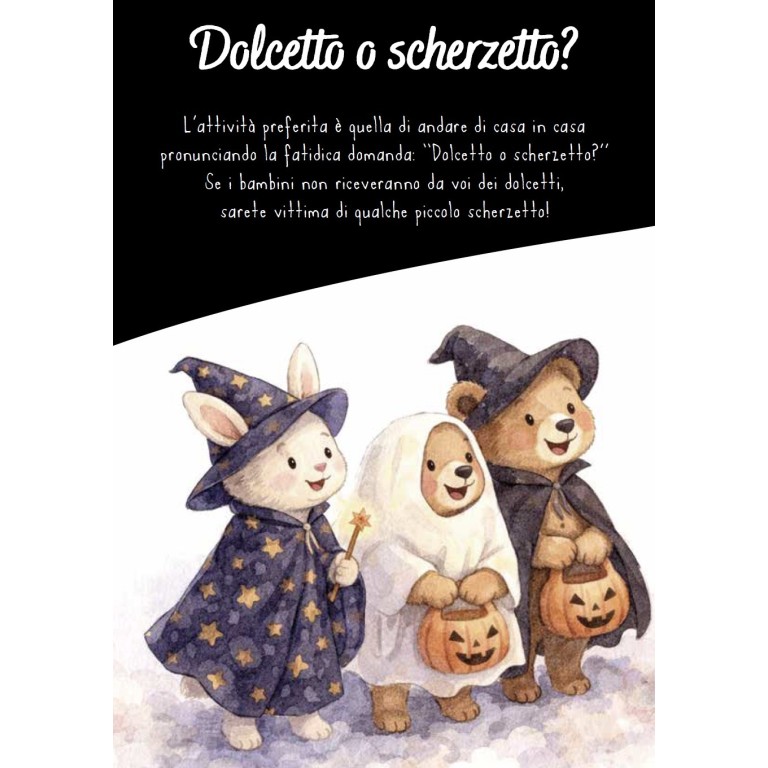 Magico puzzle ad acqua. Halloween