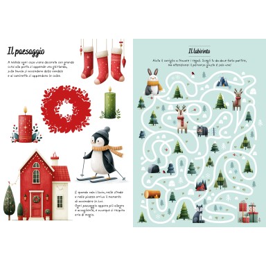 Sticker e attività. Il Natale