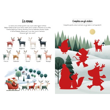 Sticker e attività. Il Natale