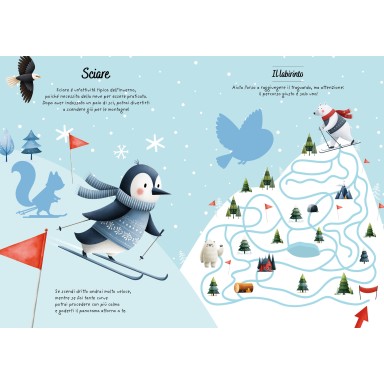 Sticker e attività. Inverno