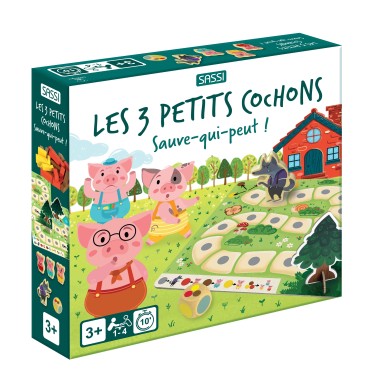 Mes premiers jeux de société. Les trois petits cochons. Sauve-qui-peut ! N.E. 2026