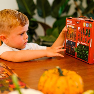 Puzzle Day & Night. Halloween