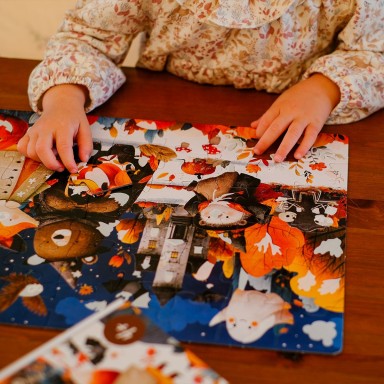 Magico puzzle ad acqua. Halloween