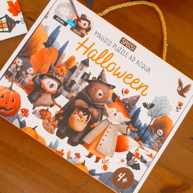 Magico puzzle ad acqua. Halloween