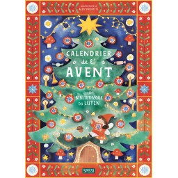 Calendrier de l'Avent. La bibliothèque du lutin